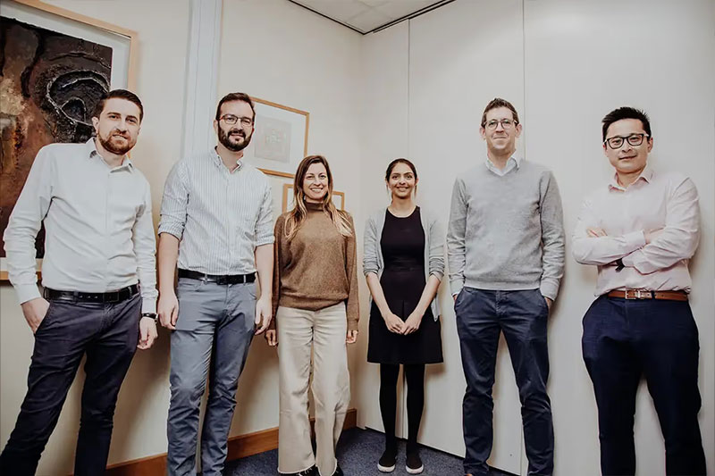 Network friends standing together