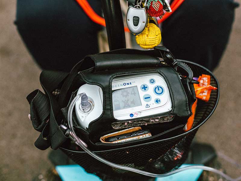 Oxygen tank control panel