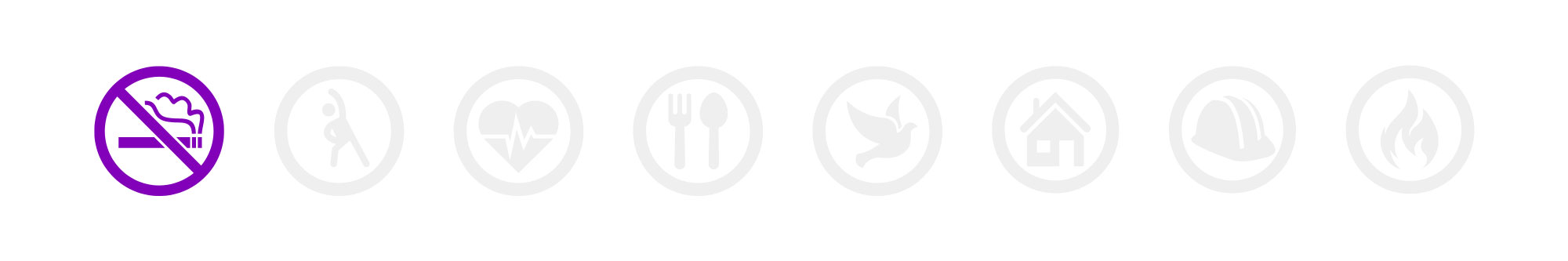 Stop Smoking Symbol Line